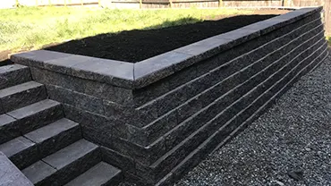 Retaining Wall and Hardscape